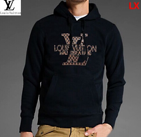 Louis Vuitton men hoodies-LV8103H